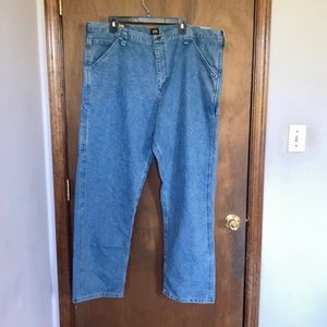 Lee jean carpenter loose fit straight leg retro stone men’s jean size 42 x 32